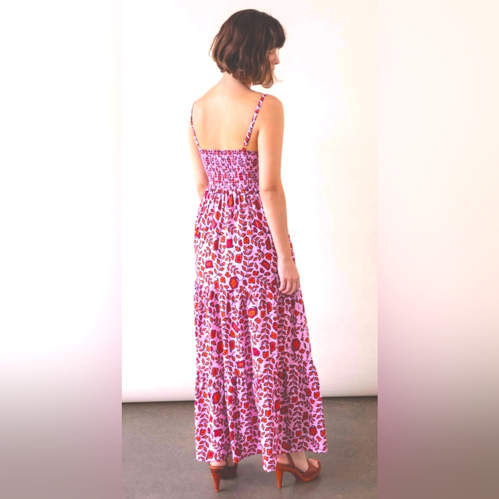 NWOT: XiRENA Positano Pink Lolita Sun Dress - Picture 3 of 3